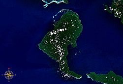 Satellitenbild von Rendova