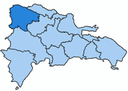 Karte Bistum Mao-Monte Cristi