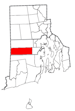 Rhode Island Municipalities West Greenwich Highlighted.png