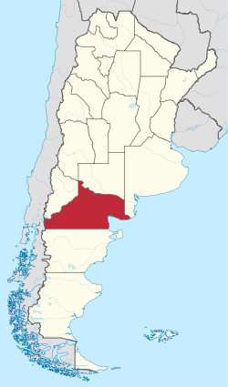 Lage der Provinz Río Negro