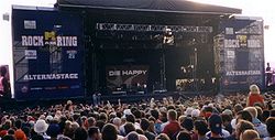 Die Happy bei Rock am Ring 2003