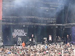 Royal Republic bei der Rheinkultur 2011.