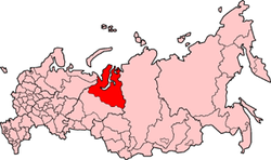 Lage innerhalb Russlands