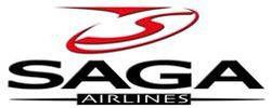 Das Logo der Saga Airlines