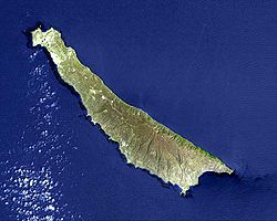 NASA-Bild von San Clemente Island