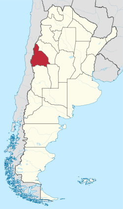 Lage der Provinz San Juan