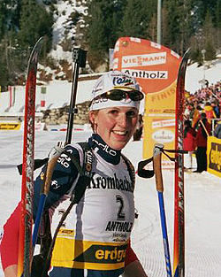 Sandrine Bailly in Antholz (2006)