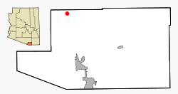 Santa Cruz County Incorporated and Unincorporated areas Amado highlighted.svg