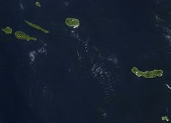 NASA-Satellitenbild der Azoren