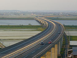 Higashi-Kantō-Autobahn bei Katori