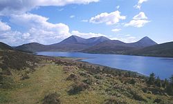 Blick von Scalpay nach Süden auf Skye