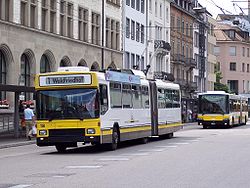 Wagen 118 gegenüber dem Schaffhauser Bahnhof