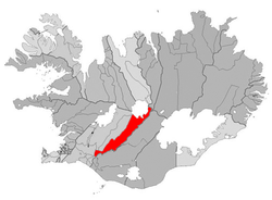 Lage von Skeiða- og Gnúpverjahreppur
