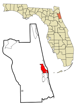 St. Johns County Florida Incorporated and Unincorporated areas St. Augustine Highlighted.svg