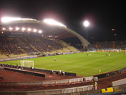 Innenansicht des Stadio Friuli