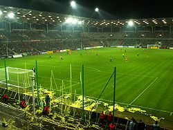 Eröffnungsspiel im Stadion Miejski