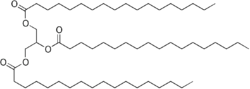 Strukturformel von Tristearin