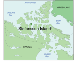 Lage von Stefansson Island