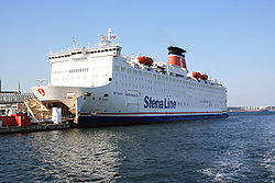 Stena Vision unter altem Namen im Kieler Hafen (2009)