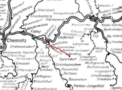 Strecke der Schmalspurbahn Hetzdorf–Eppendorf–Großwaltersdorf