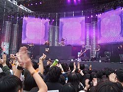 2007 bei einem Festivalauftritt in Taiwan