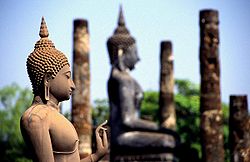 Impression aus dem Geschichtspark Sukhothai