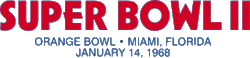 Logo des Super Bowl II