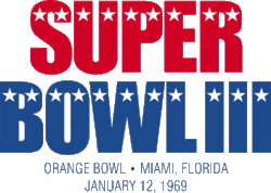 Logo des Super Bowl III