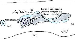 Nautische Karte der Inseln