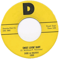Sweet Lovin' Baby, 1958
