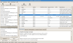 Bildschirmfoto von Synaptic 0.57.8