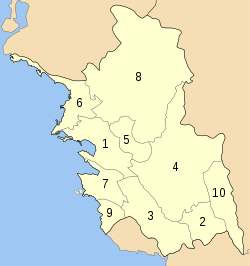 Thesprotia municipalities numbered.svg