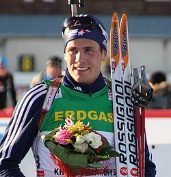 Tim Burke beim Weltcup in Khanty-Mansiysk 2009