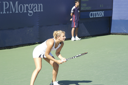 Timea Bacsinszky bei den US Open 2008