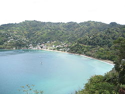 Charlotteville, Tobago, Blick von Westen (2008)