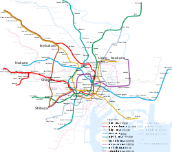 Strecke der Tōkyō Metro Namboku-Linie