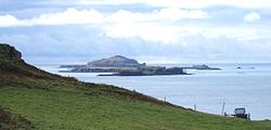 Treshnish Isles von der Isle of Mull aus gesehen