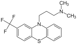 Struktur von Triflupromazin