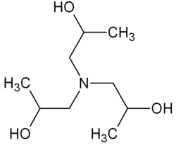 Strukturformel von 1,1',1-Nitrilotripropan-2-ol