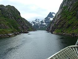 Trollfjord im Raftsund