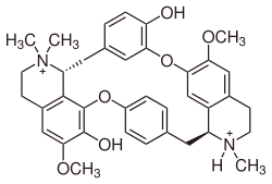 Strukturformel von Tubocurarin