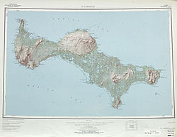 Karte der Sankt-Lorenz-Insel