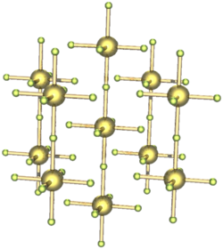 Struktur von Neptunium(V)-fluorid