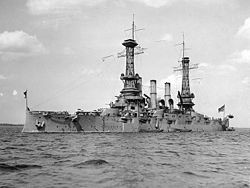 Die USS New Hampshire (Dezember 1918)