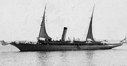 Die USS Vixen (PY-4) im Jahr 1898