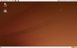 Bildschirmfoto von Ubuntu 9.04