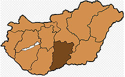 Karte Erzbistum Kalocsa-Kecskemét
