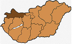 Karte Bistum Győr