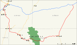 Karte der Utah State Route 24