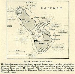 Historische Karte von Vaitupu